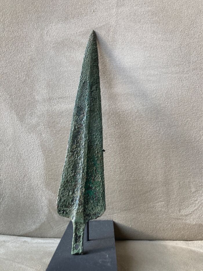 My Greek Bronze Spear, Ca. 1000-700 Bc.