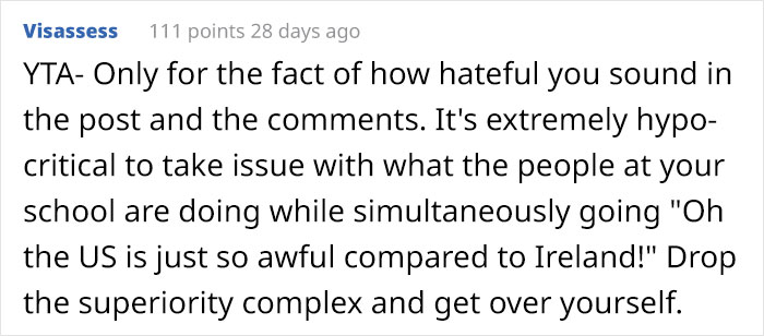 Irish Teen Gets Annoyed By Americans Asking Her Stupid Questions So She Refuses To Give Her Class A Presentation Of Her Culture Irish Teen Gets Annoyed By Americans Asking Her Stupid Questions So She Refuses To Give Her Class A Presentation Of Her Culture