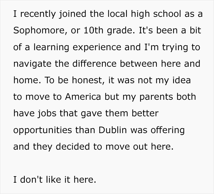 Irish Teen Gets Annoyed By Americans Asking Her Stupid Questions So She Refuses To Give Her Class A Presentation Of Her Culture