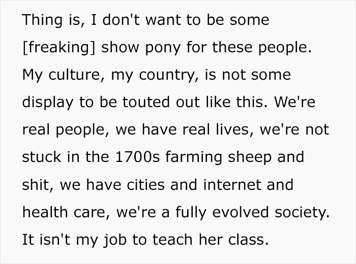Irish Teen Gets Annoyed By Americans Asking Her Stupid Questions So She Refuses To Give Her Class A Presentation Of Her Culture Irish Teen Gets Annoyed By Americans Asking Her Stupid Questions So She Refuses To Give Her Class A Presentation Of Her Culture