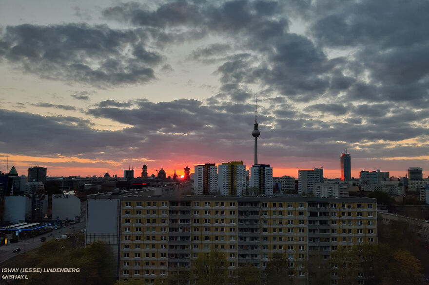 One Year Of Berlin Sunsets From My Window One Year Of Berlin Sunsets From My Window