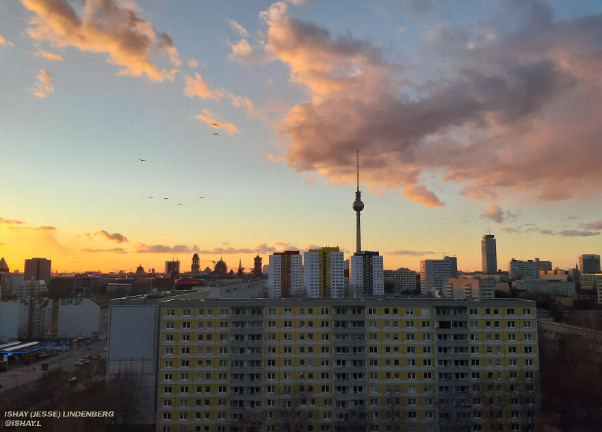 One Year Of Berlin Sunsets From My Window