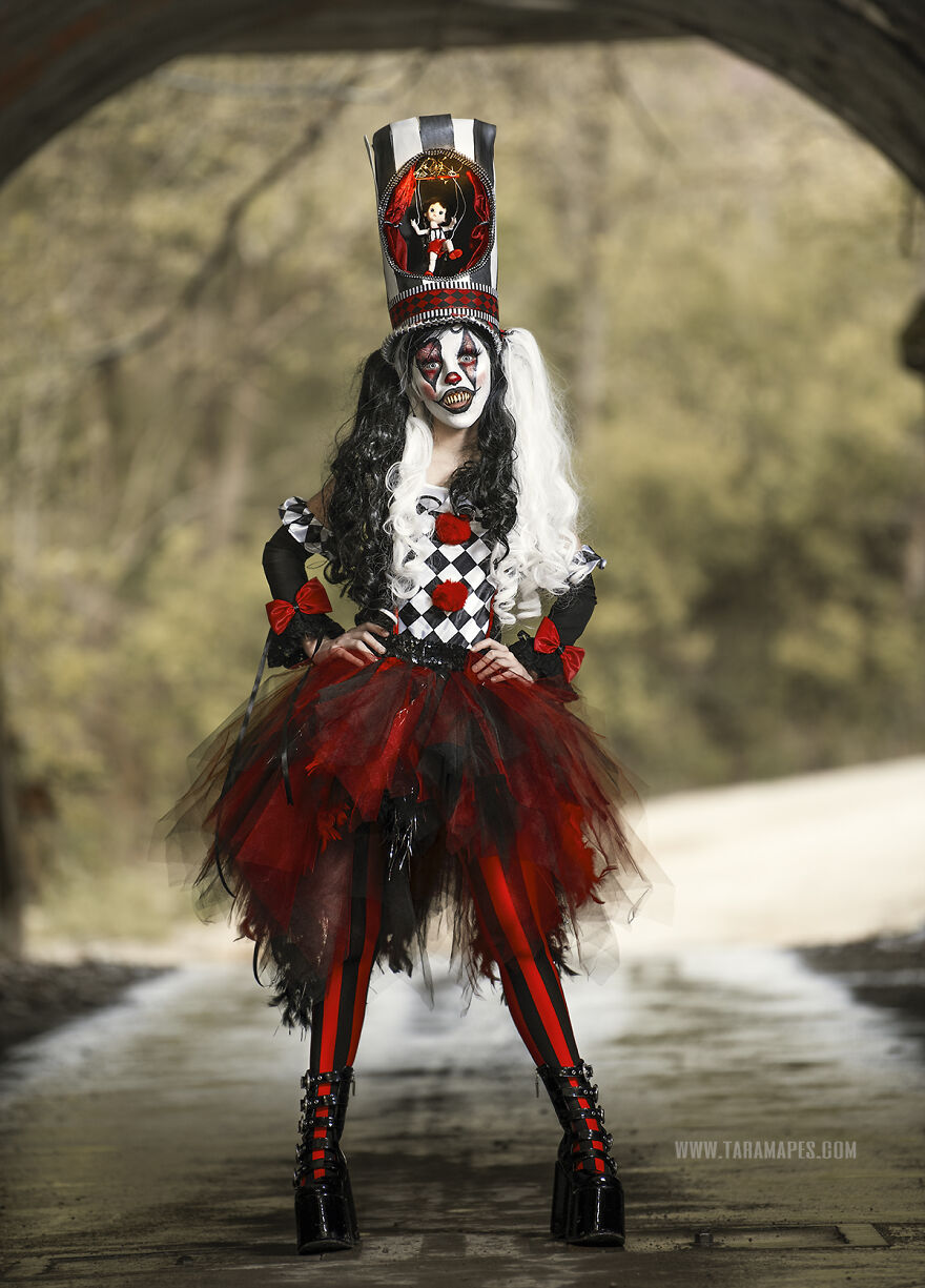 Dark Carnival Themed Photoshoot By Tara Mapes Of Enchanted Eye Creations