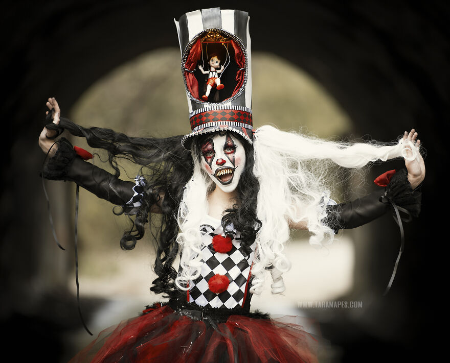 Dark Carnival Themed Photoshoot By Tara Mapes Of Enchanted Eye Creations