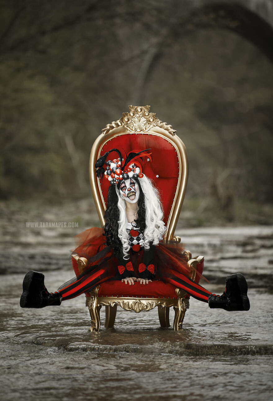 Dark Carnival Themed Photoshoot By Tara Mapes Of Enchanted Eye Creations