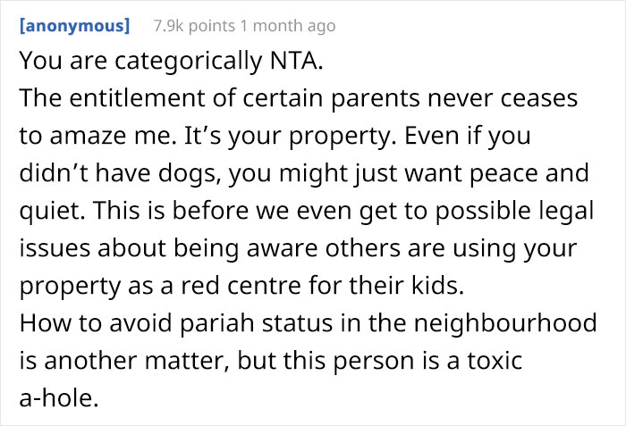 Guy Moves Into A New House, His Neighbor Demands That He Keep His Dogs Inside So Her Children Can Play On His Lawn Guy Moves Into A New House, His Neighbor Demands That He Keep His Dogs Inside So Her Children Can Play On His Lawn