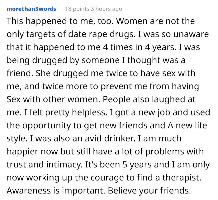 Man Shares His Experience Of His Drink Being Spiked At A Bar, Other Men Open Up About Their Stories