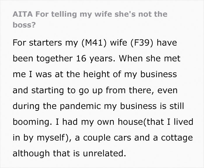 Man Sees His Wife Berating His Employee Who Made A Mistake, Reminds Her She's "Not The Boss" And Tells Her To Leave