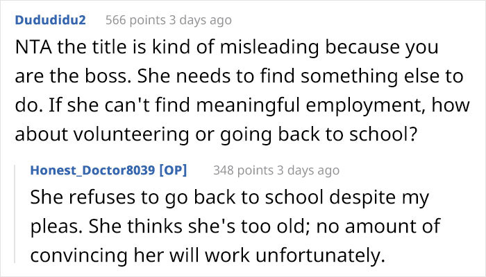 Man Sees His Wife Berating His Employee Who Made A Mistake, Reminds Her She's "Not The Boss" And Tells Her To Leave Man Sees His Wife Berating His Employee Who Made A Mistake, Reminds Her She's "Not The Boss" And Tells Her To Leave