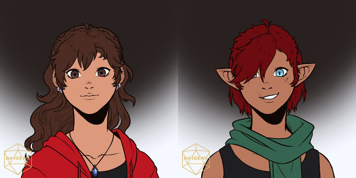 Me vs. My Dnd Character. I Used Picrew Cause I'm Lazy