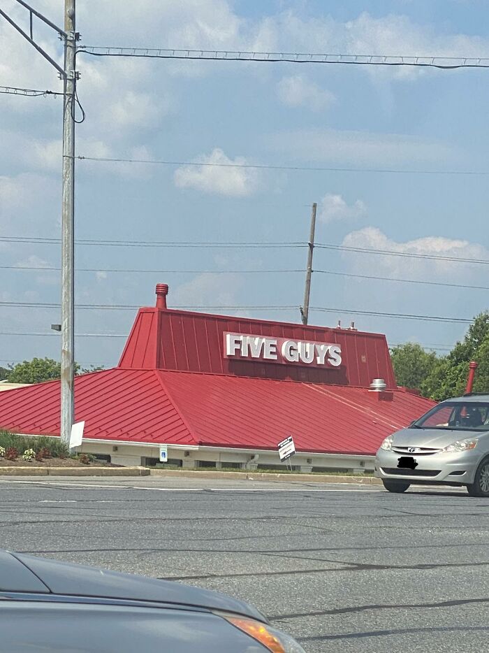 Five Guys In A Former Pizza Hut In Westminster, Md