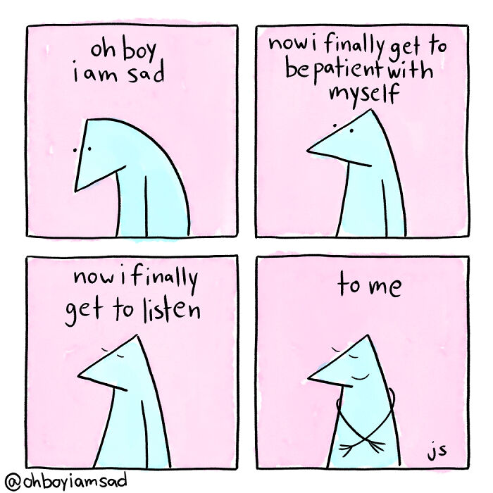 Oh Boy I Wrote One Sad Comic Every Day For A Year