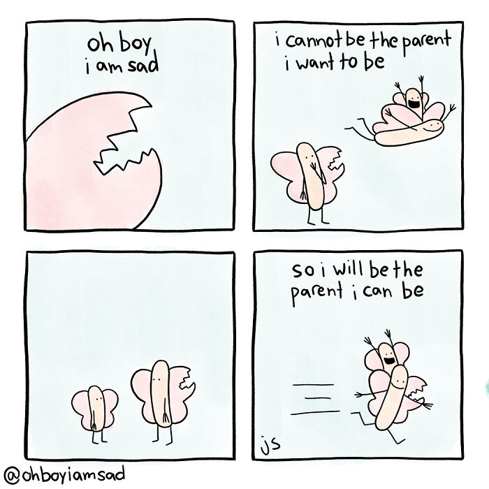 Oh Boy I Wrote One Sad Comic Every Day For A Year