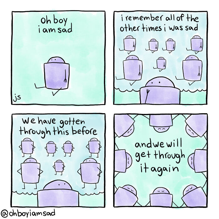 Oh Boy I Wrote One Sad Comic Every Day For A Year