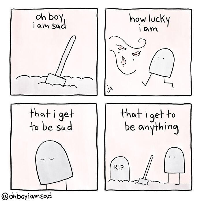 Oh Boy I Wrote One Sad Comic Every Day For A Year