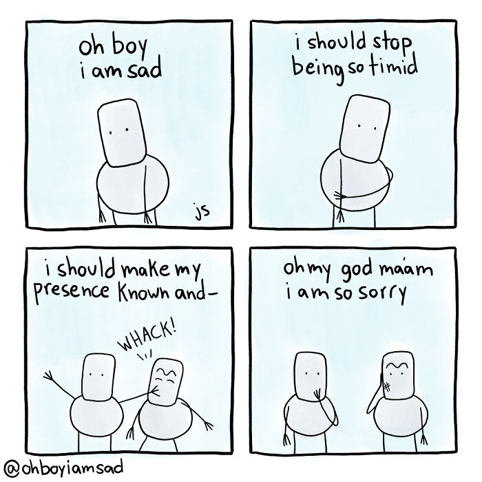 Oh Boy I Wrote One Sad Comic Every Day For A Year