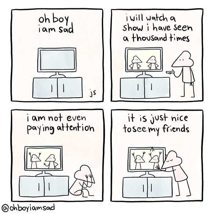 Oh Boy I Wrote One Sad Comic Every Day For A Year