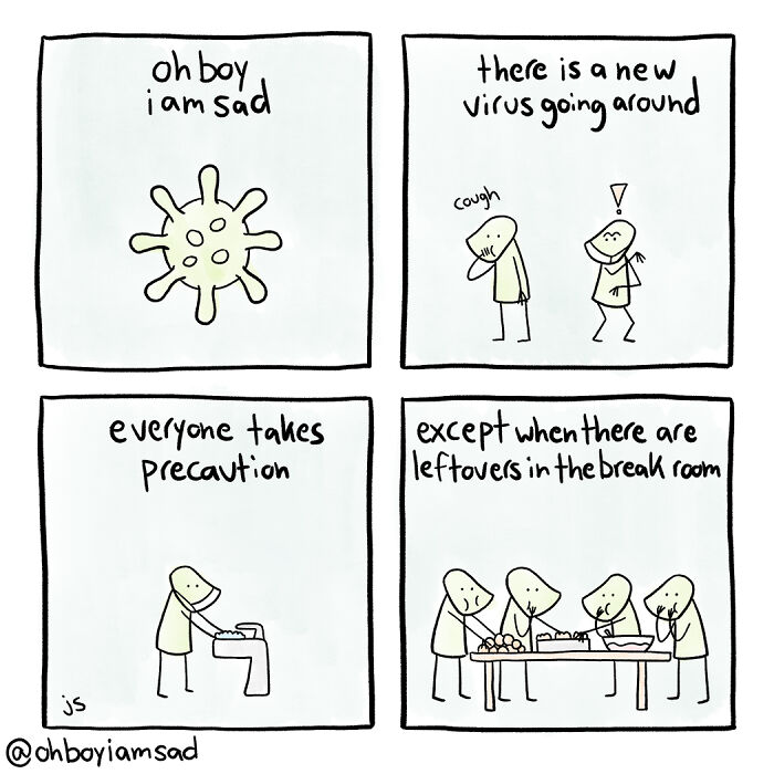 Oh Boy I Wrote One Sad Comic Every Day For A Year