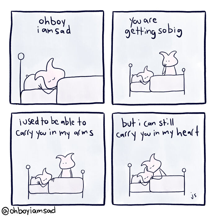 Oh Boy I Wrote One Sad Comic Every Day For A Year