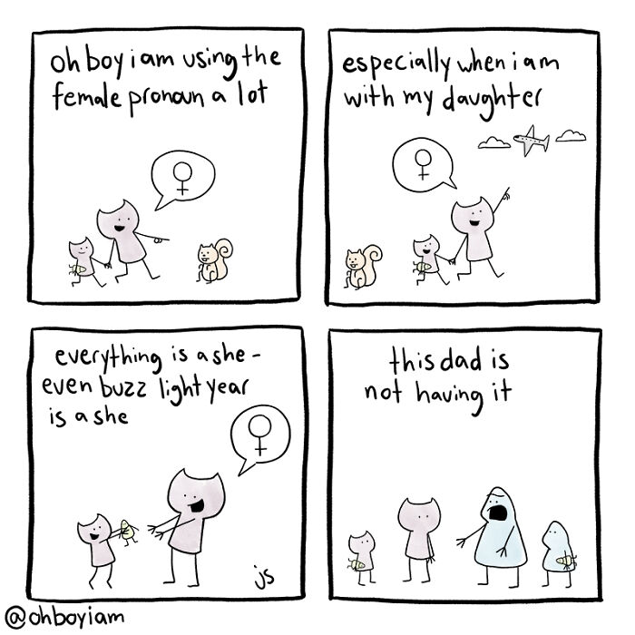 Oh Boy I Wrote One Sad Comic Every Day For A Year