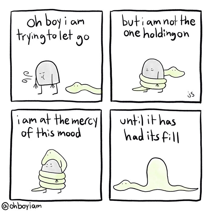 Oh Boy I Wrote One Sad Comic Every Day For A Year