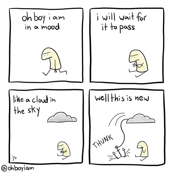 Oh Boy I Wrote One Sad Comic Every Day For A Year