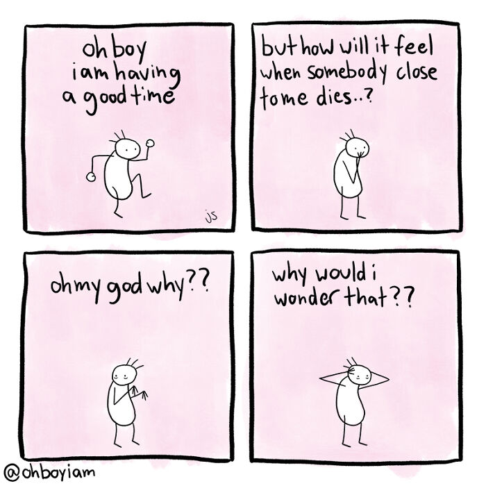 Oh Boy I Wrote One Sad Comic Every Day For A Year