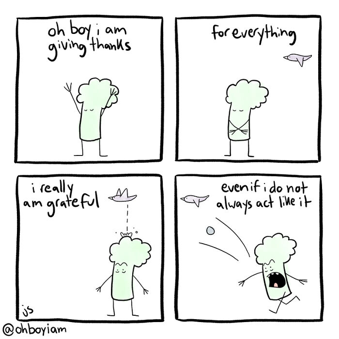 Oh Boy I Wrote One Sad Comic Every Day For A Year