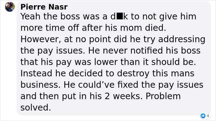 Boss Punishes Employee For Taking Time Off After His Mother's Death, So He Destroys The Entire Business