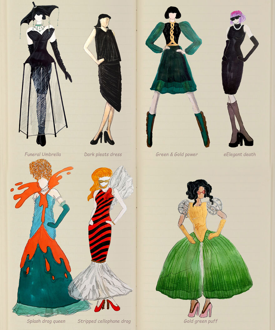31 Fashion Designs I Made For My Online Fashion Notebook 31 Fashion Designs I Made For My Online Fashion Notebook