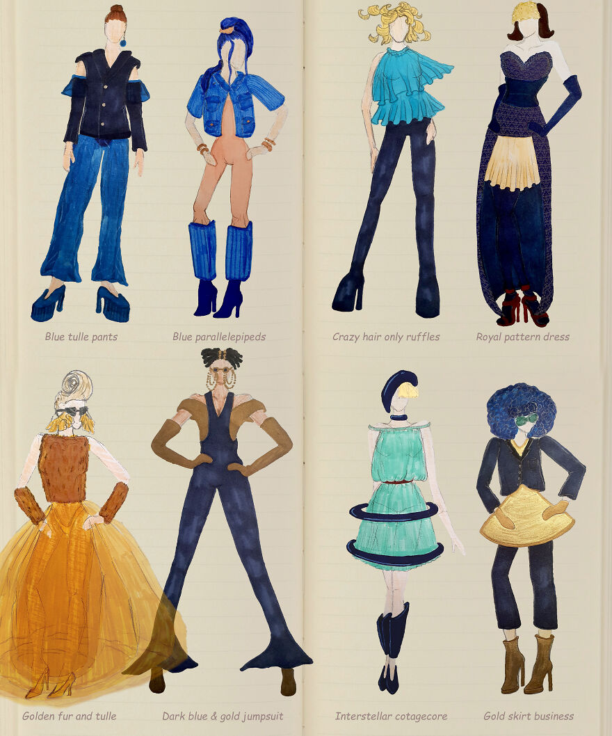 31 Fashion Designs I Made For My Online Fashion Notebook 31 Fashion Designs I Made For My Online Fashion Notebook