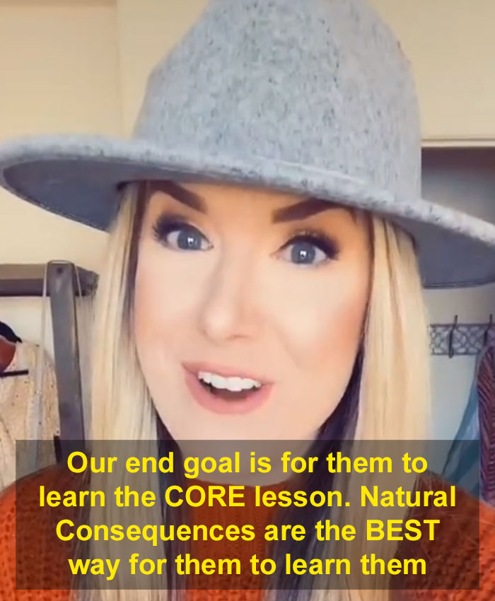 Teach Your Child Natural Consequences