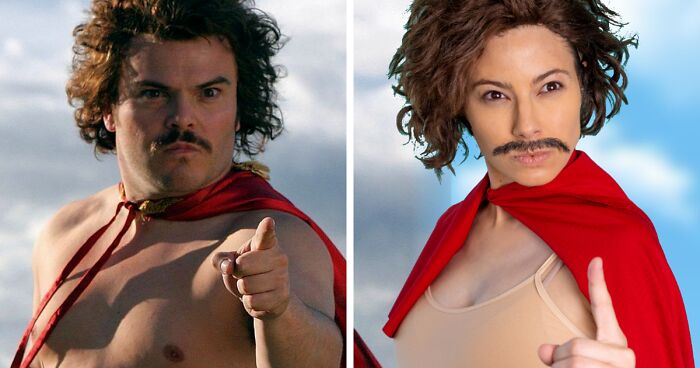 I Had A Maternity Photoshoot Based On The Legendary Roles Jack Black Has Played (11 Pics)
