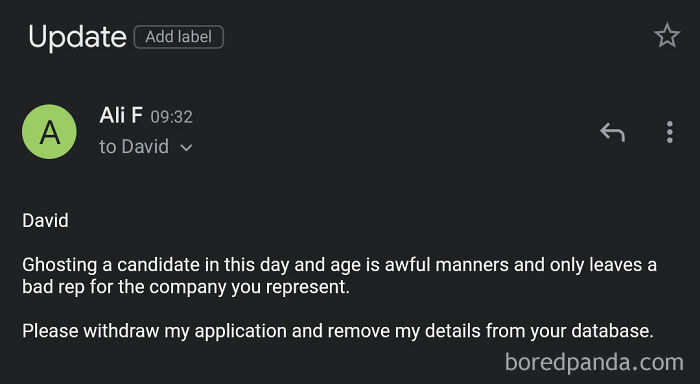 Idgaf Anymore, Sending Rude Replies To Recruiters Who Ghost