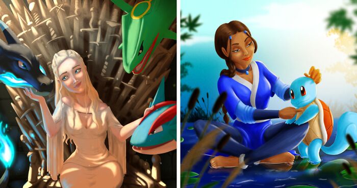 I Gave Each Pokémon A Trainer That Would Fit Them Best, And Here Are My Best 29 Works