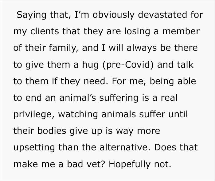 Vet Shares That There Are More Emotionally Draining Things In Their Job Than Putting Animals To Sleep Vet Shares That There Are More Emotionally Draining Things In Their Job Than Putting Animals To Sleep