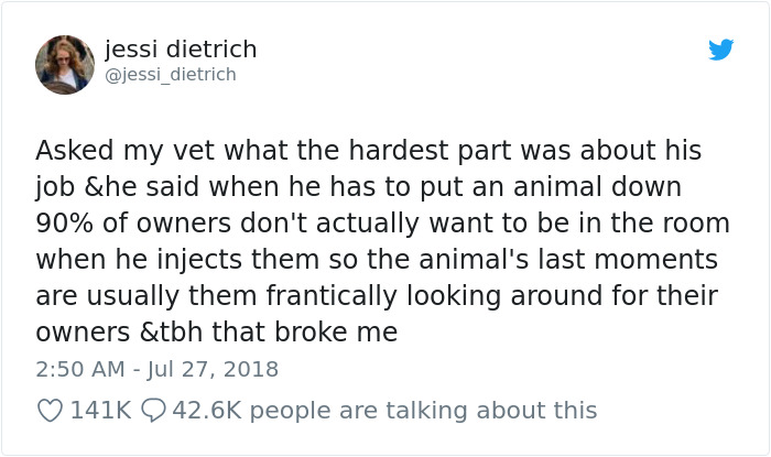 Vet Shares That There Are More Emotionally Draining Things In Their Job Than Putting Animals To Sleep Vet Shares That There Are More Emotionally Draining Things In Their Job Than Putting Animals To Sleep