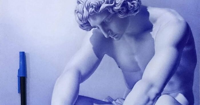 43 Photo-Like Drawings Made With Ballpoint Pens By Mostafa Khodeir