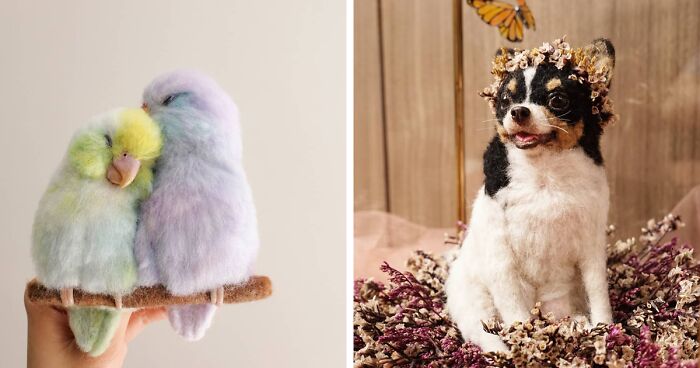 This Artist Makes Hyper-Realistic Wool Animal Sculptures, Here Are Her Best 70 Works