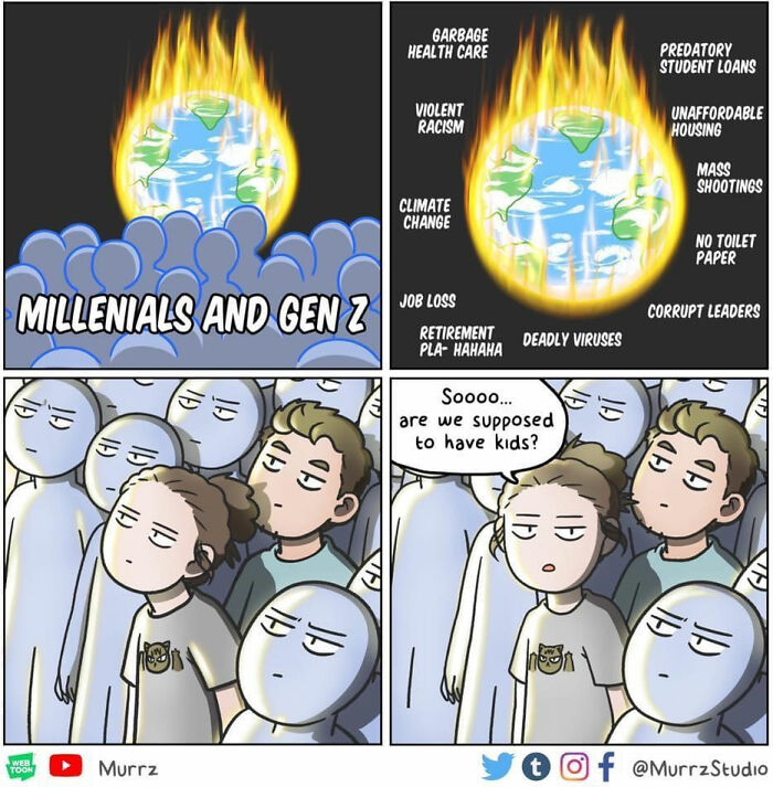 I Have A Lot Of Reasons For Not Wanting Kids, And The World Being On Fire Is Definitely Among Them