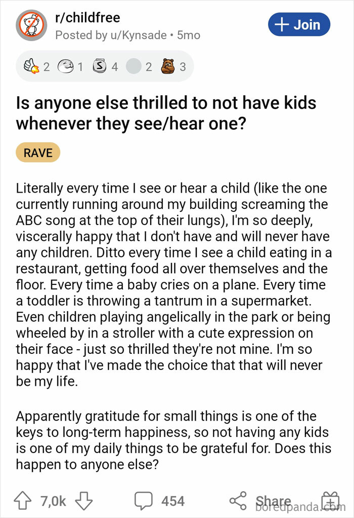 Is Anyone Else Thrilled To Not Have Kids Whenever They See/Hear One?