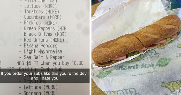 30 Things Employees Absolutely Hate And Love About Their Customers, Shared In This Online Group Dedicated To Subway