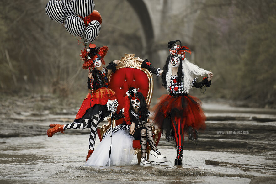 Dark Carnival Themed Photoshoot By Tara Mapes Of Enchanted Eye Creations