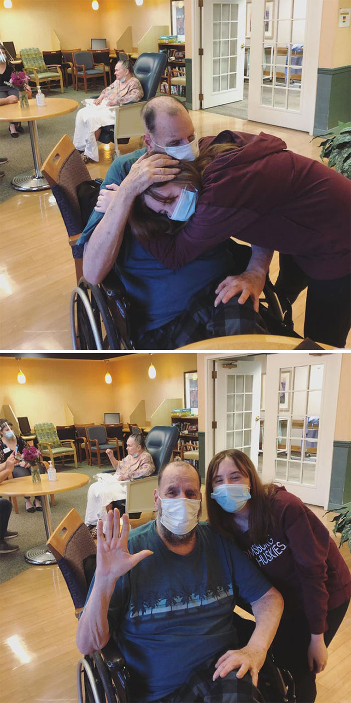 I Am Overwhelmingly Excited Because Today, For The First Time In Over A Year, I Got To Visit & Hug My Dad In Long Term Care! The Birds Really Did Fly South
