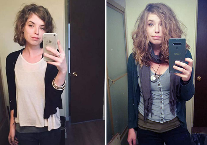 1st Picture Was The Peak Of My Opiate Addiction. 2nd Is A Recent Of One Of Me Healthy And Sober