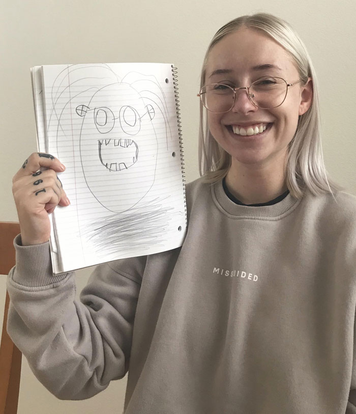 My 4-Year-Old Nephew Drew A Very Flattering Portrait Of Me