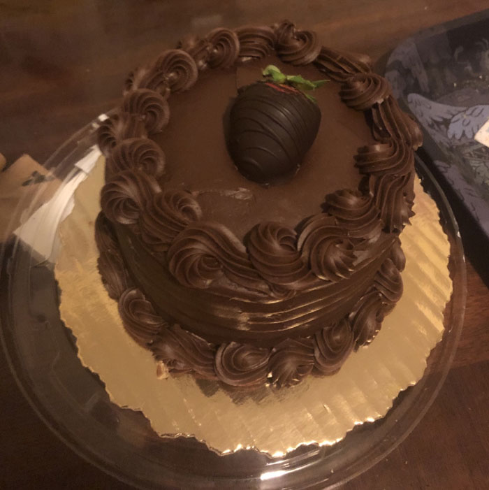 Today’s My Birthday. I Work 3rd Shift Monitoring The Machines At A Tourist Attraction. The Security Guy Who I Barely Know Turned The Corner And Surprised Me With This