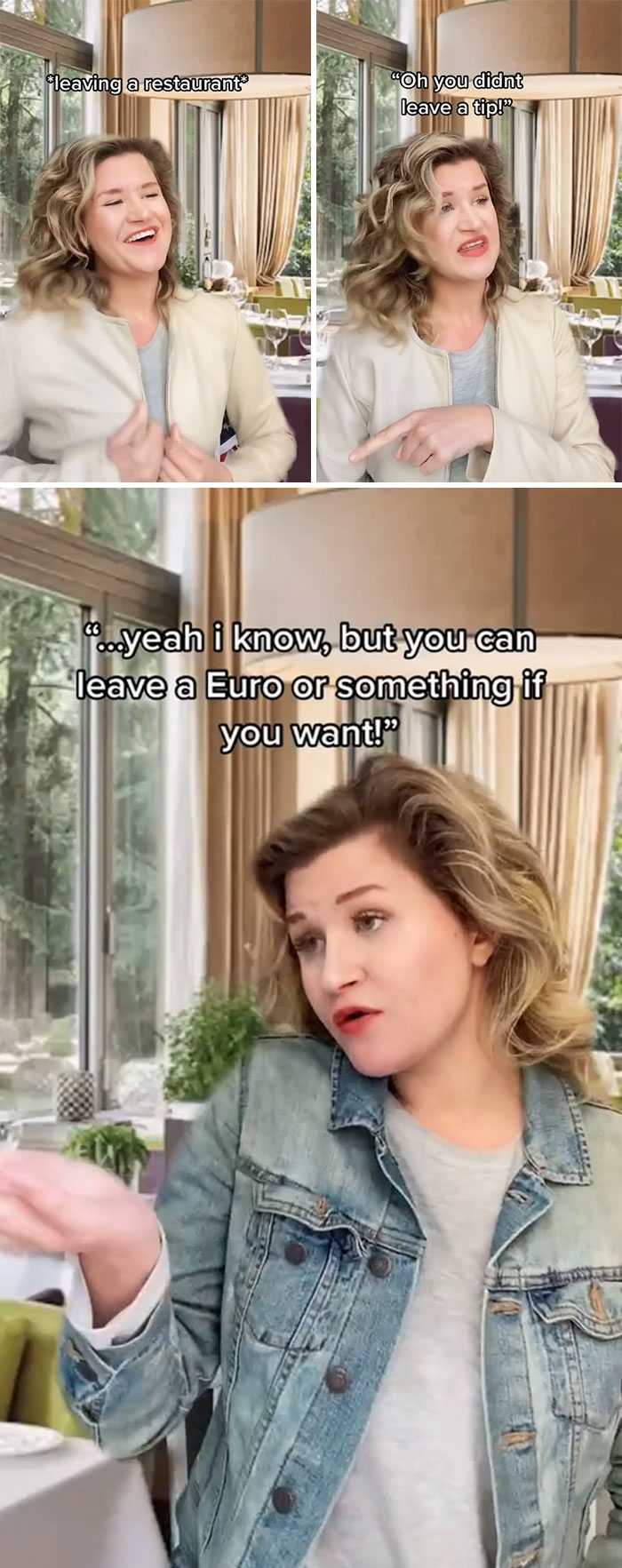 Not Leaving A Tip At A Restaurant 