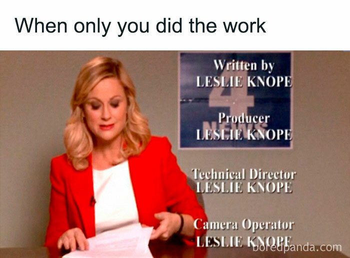 When Only You Did The Work