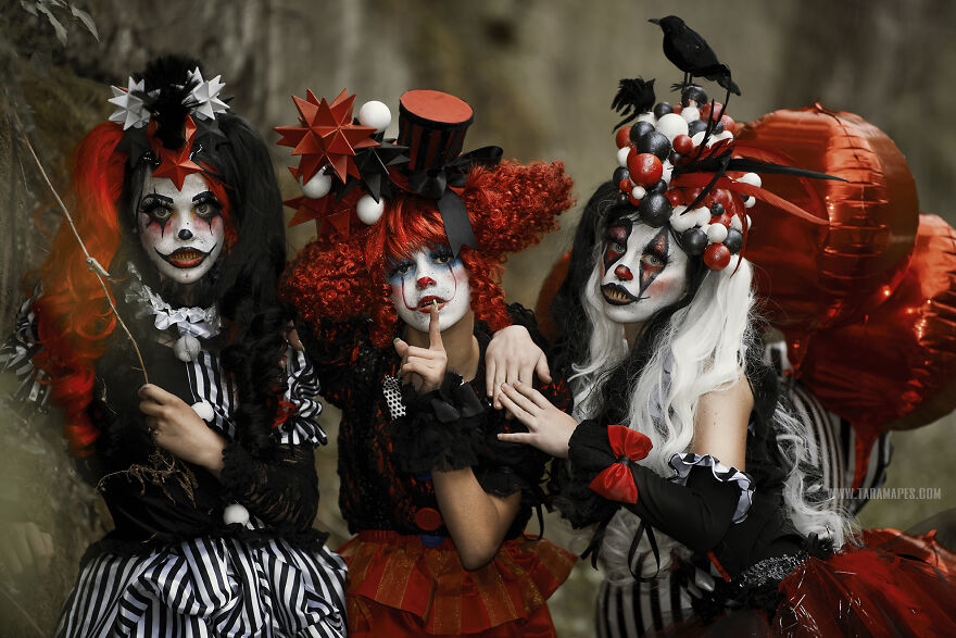 Dark Carnival Themed Photoshoot By Tara Mapes Of Enchanted Eye Creations